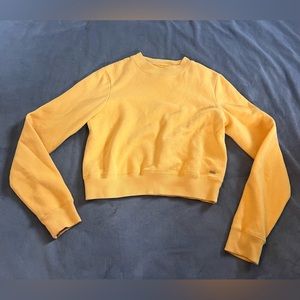 Yellow Hollister crewneck
